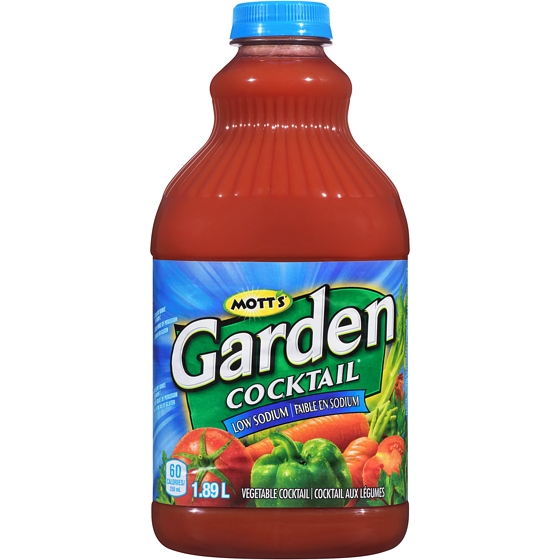 Mott's Garden Cocktail, Low Sodium 1.89 l, $0.25/100ml
