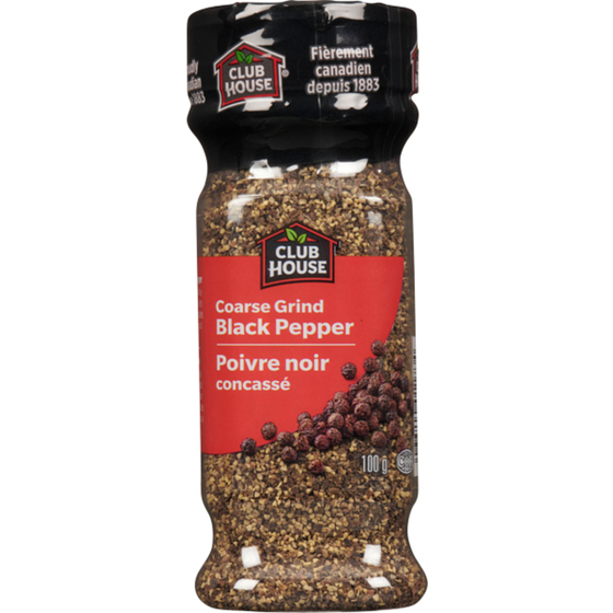 Club House Coarse Grind Black Pepper 100 g, $6.00/100g