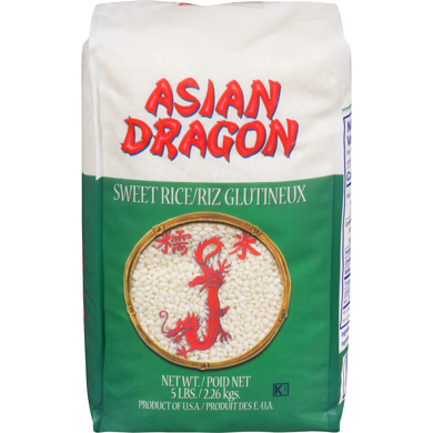 Asif Riz glutineux Asian Dragon 2 kg, 0,35 $/100g