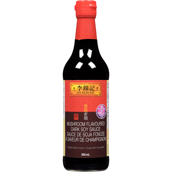 Lee Kum Kee Mushroom Flavoured Dark Soy Sauce 500 ml, $0.86/100ml