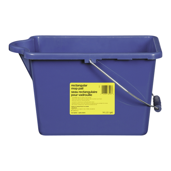 No Name Rectangle Pail, 16L 1 ea, $8.00/1ea