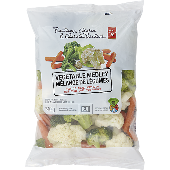 President's Choice Vegetable Medley 340 g, $1.76/100g