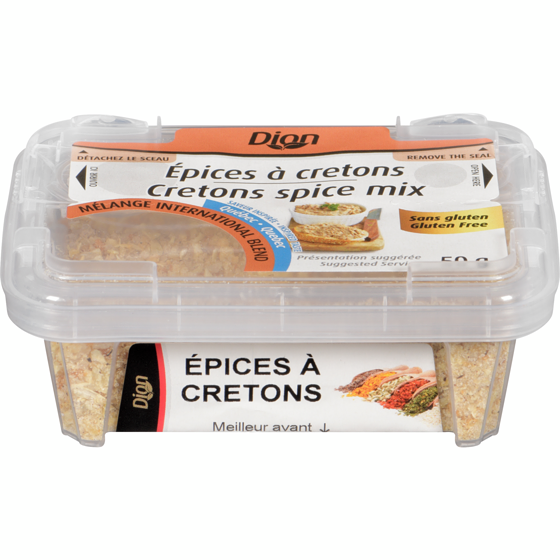 Dion Mélange d’épices à creton 50 g, 6,98 $/100g