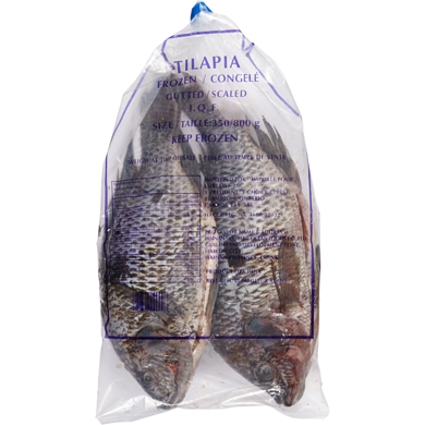 null Tilapia, Frozen $8.80/1kg $3.99/1lb