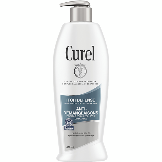 Curel Lotion sans parfum pour peau, sèche et irritée Anti-démangeaisons Thérapie céramidique évoluée 480 ml, 2,29 $/100ml