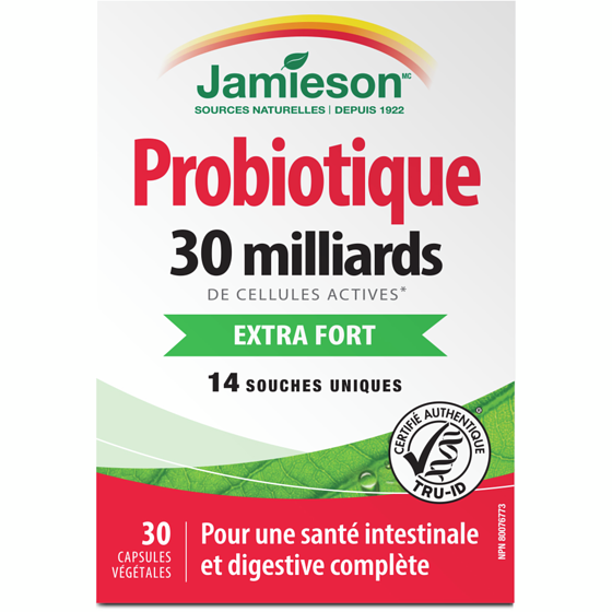 Jamieson Probiotique 30 Milliards 30 ea, 1,13 $/1ch