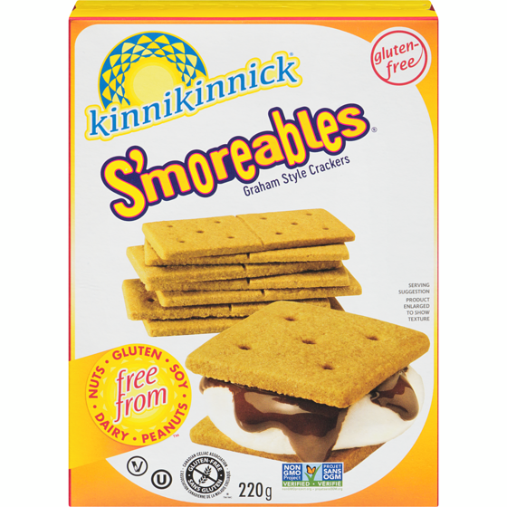 Kinnikinnick Smoreables Graham Style Crackers 220 g, $3.18/100g