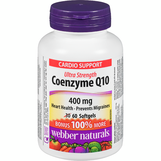 Webber Naturals Coenzyme Q10, Extra Strength 60 ea, $0.66/1ea