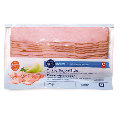 PC Blue Menu Bacon-Style Smoked Turkey Breakfast Strips