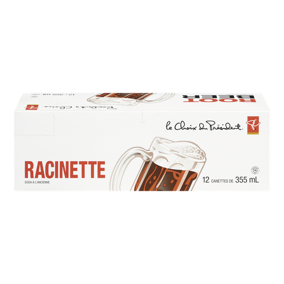 le Choix du Président Soda racinette à l'ancienne 12x355.0 ml, 0,16 $/100ml