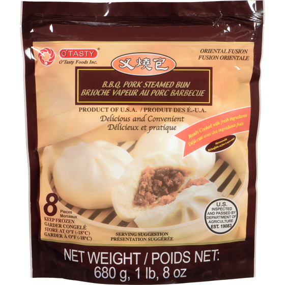 O'Tasty BBQ Pork Steamed Buns 680 g, $1.25/100g