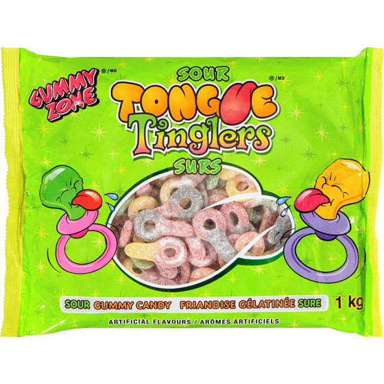 Gummy Zone Candy Sour Gummy 1 kg, $0.60/100g