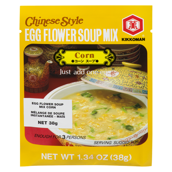 Kikkoman Egg Flower Corn Soup Mix 38 g, $13.13/100g
