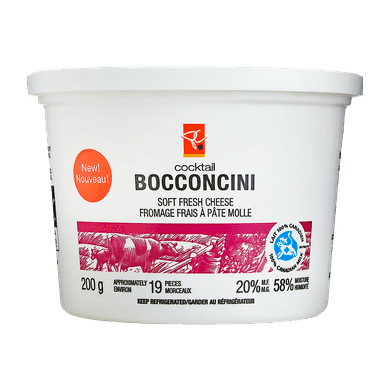President's Choice Bocconcini 200 g, $4.00/100g