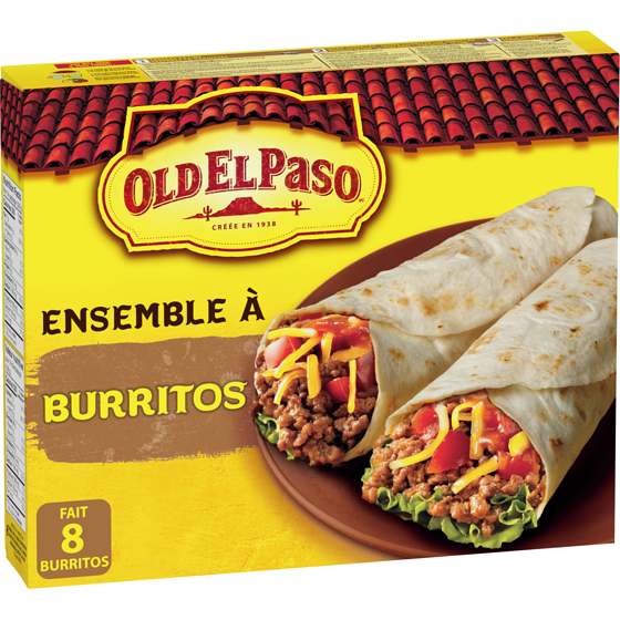 Old El Paso Ensemble à Burritos 510 g, 1,27 $/100g