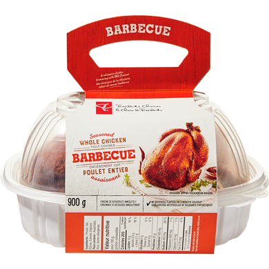 le Choix du Président Poulet Bbq (Disponible après 11h) 900 g, 1,44 $/100g