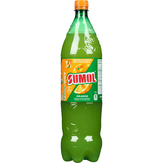 Sumol Orange 1.5 l, $0.20/100ml