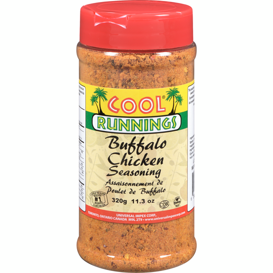Cool Runnings Assaisonnement poulet Buffalo 320 g, 1,34 $/100g