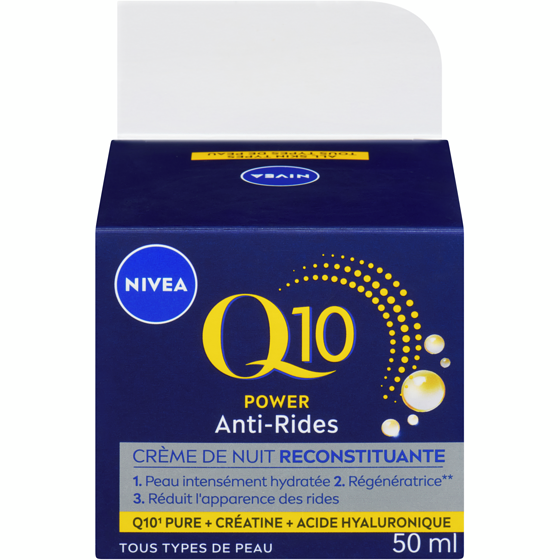 Nivea Soin de nuit anti-rides Q10 Plus 50 ml, 45,98 $/100ml