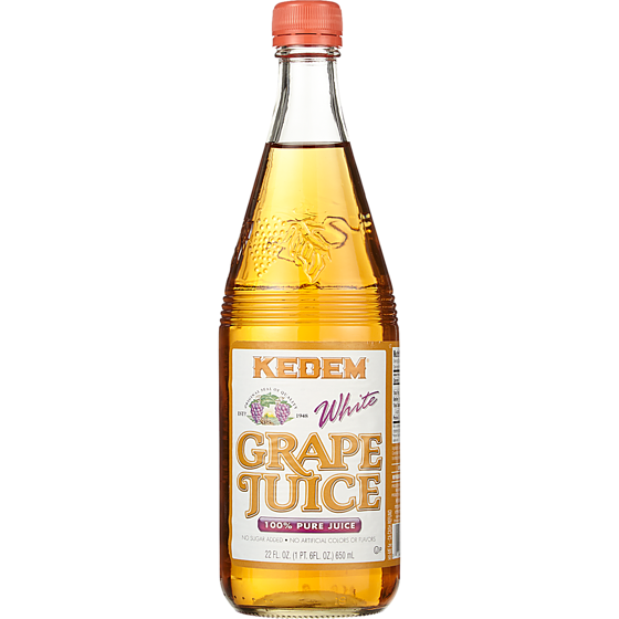 Kedem Kosher White Grape Juice 650 ml, $0.61/100ml