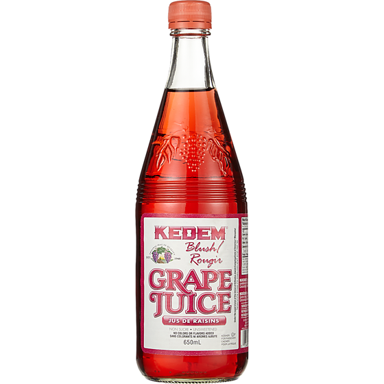 Kedem Kosher Blush Grape Juice 650 ml, $0.61/100ml