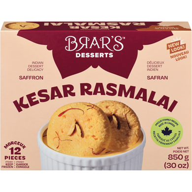 Gajar Halva Rasmalai au safran 850 g, 1,06 $/100g