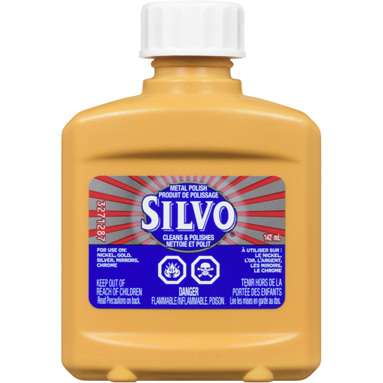Silvo Vernis à métaux - Nettoie et polit - Nickle Silver Gold 142 ml, 6,68 $/100ml