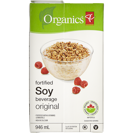 PC Organics Fortified Soy Beverage, Original PC.ca