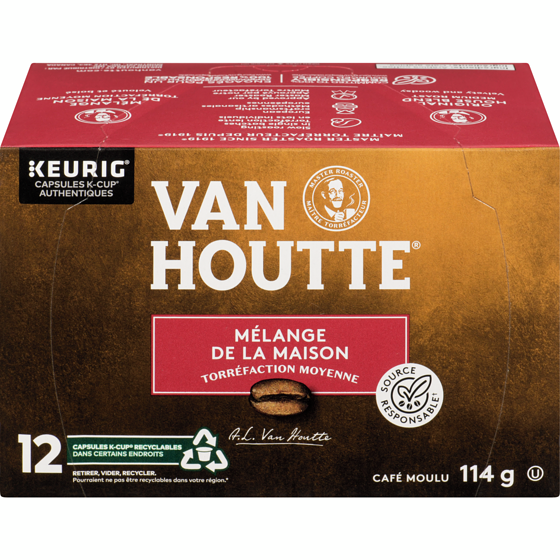Keurig Van Houtte mélange de la maison capsules K-Cup de café, 12 unités, pour les cafetières Keurig 12 ea, 1,42 $/1ch
