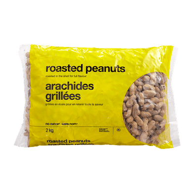 No Name Roasted Peanuts In Shell 2 kg, $0.90/100g