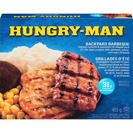 Hungry-Man Backyard Barbeque 455 g, $1.38/100g