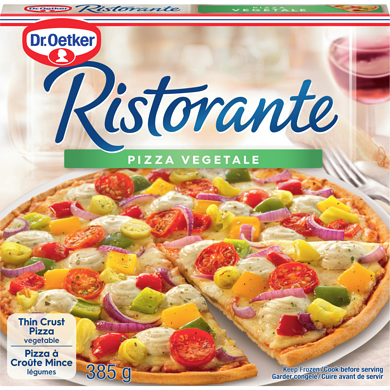 Dr Oetker Ristorante Thin Crust Vegetable Pizza 385 g, $1.82/100g