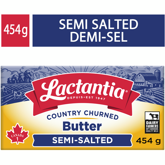 Lactantia Semi Salted Butter 454 g, $1.32/100g