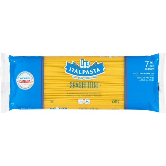 Italpasta Pasta, Spaghettini 750 g, $0.20/100g