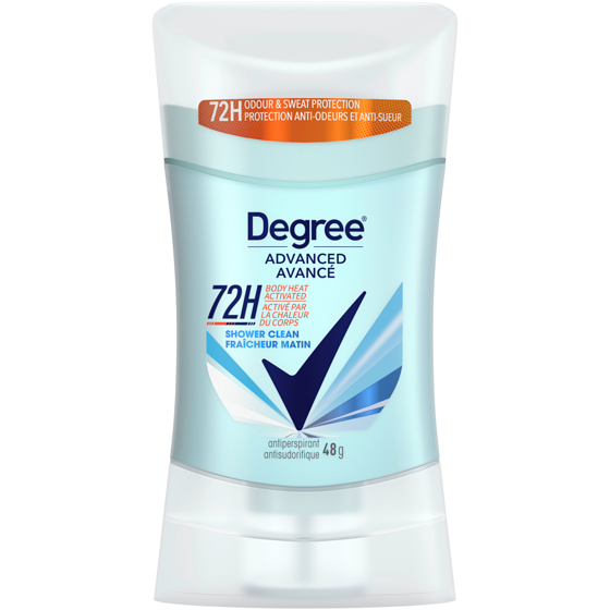 Degree Advanced Antiperspirant Shower Clean 48 g, $10.40/100g