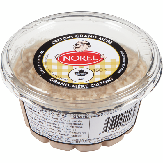 Norel Grand-Mère Cretons  150 g, $3.53/100g