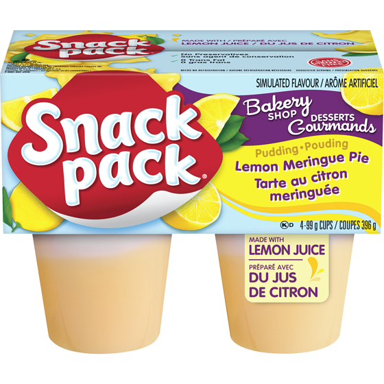 Snackpack Bakery Shop Snack Pack, Dessert Flavours, Lemon Meringue Pie 4x99.0 g, $0.51/100g