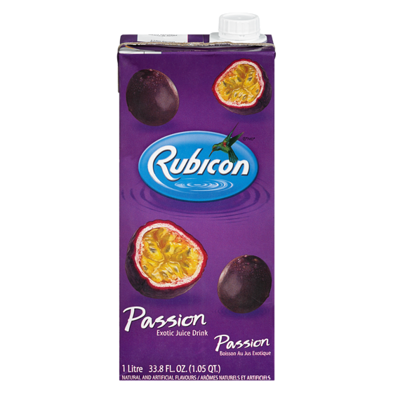 Rubicon Jus de fruits passion 1 l, 0,28 $/100ml
