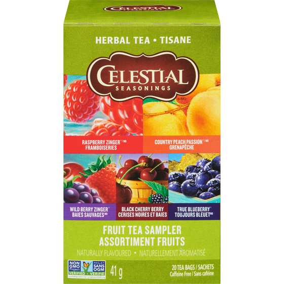 Celestial Seasoning Assortiment de tisanes aux fruits 20 ea, 0,30 $/1ch