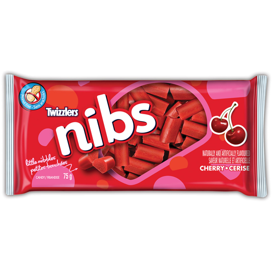 Twizzler NIBS Cherry Candy 75 g, $2.33/100g