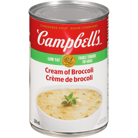 Campbell's Cream of Broccoli Soup, Low Fat 284 ml, $1.05/100ml