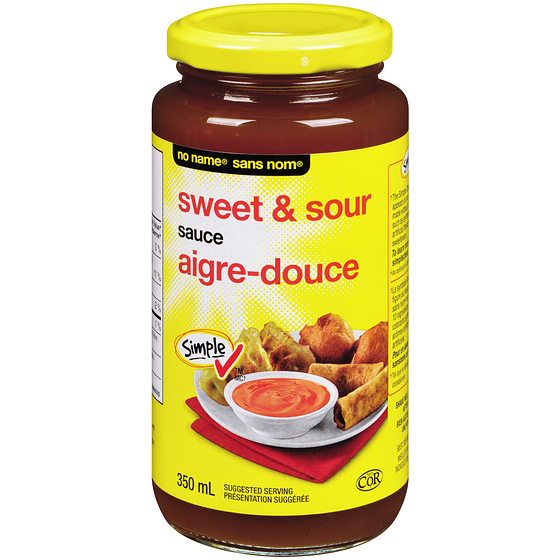 Sans Nom Sauce aigre-douce 350 ml, 0,65 $/100ml
