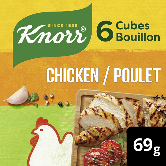 Knorr Bouillon Cubes chicken flavour 69 g, $6.51/100g