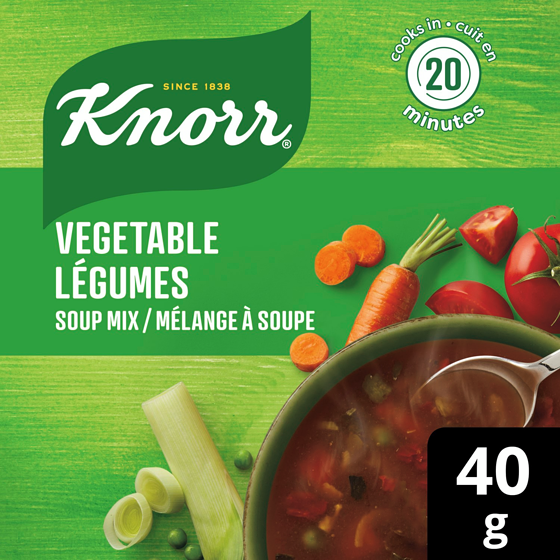 Knorr Mélange à Soupe Légumes 40 g, 3,75 $/100g