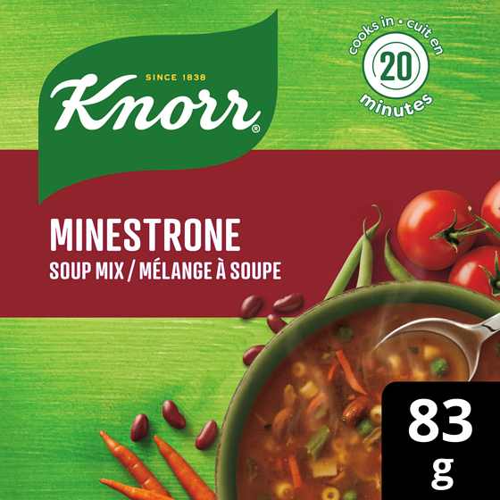 Knorr Mélange à Soupe Minestrone avec des tomates cultivées de façon durable 83 g, 1,81 $/100g
