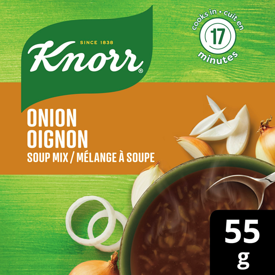 Knorr Mélange à Soupe Oignon Sans Arômes Ni Colorants Artificiels 55 g, 2,73 $/100g