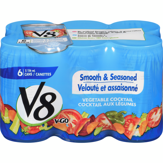 V8 V-GO Vegetable Cocktail 6x156.0 ml, $0.35/100ml