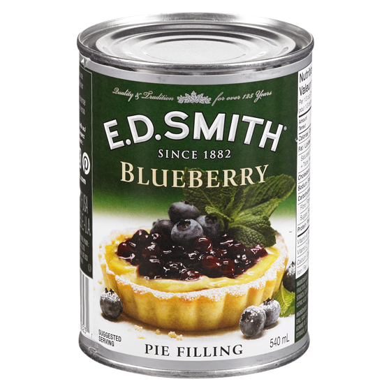 ED Smith Pie Filling, Blueberry 540 ml, $1.02/100ml