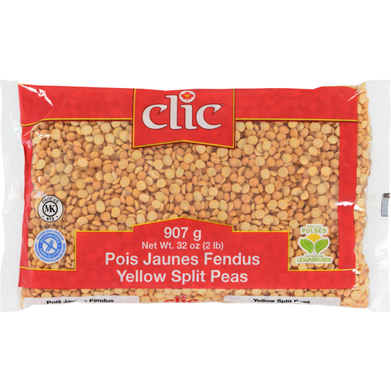 Clic Pois cassés, jaunes 907 g, 0,25 $/100g