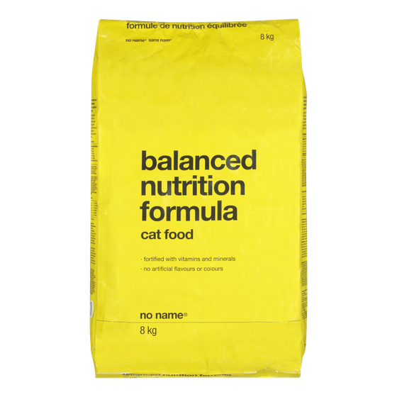 No Name Balanced Nutrition Dry Cat Food 8 kg, $0.31/100g